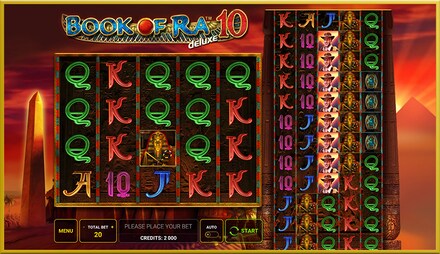 Book of Ra deluxe 10 screenshot