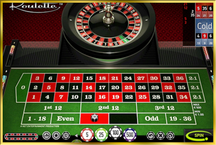 European Roulette (NetEnt) screenshot