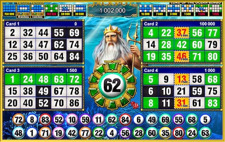 Lord of the Ocean Bingo screenshot