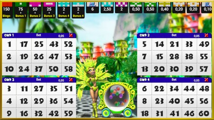 Carnaval Bingo screenshot