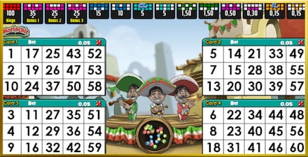 Mariachis Bingo screenshot