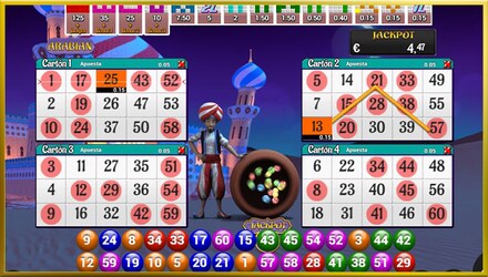 Arabian Bingo screenshot