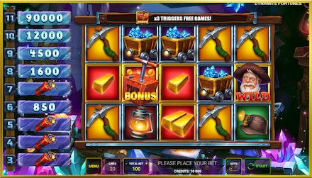 Dynamite Fortunes screenshot