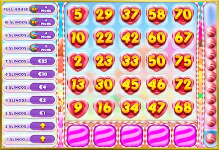 Sweet Bonanza Slingo screenshot