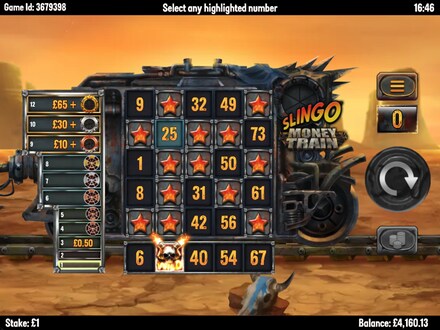 Slingo Money Train screenshot