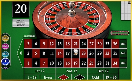 Premium European Roulette screenshot