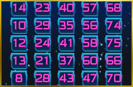 Slingo Space Invaders screenshot