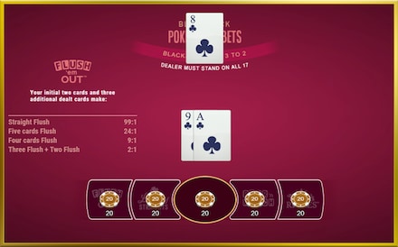 Classic Blackjack Poker Side Bets screenshot