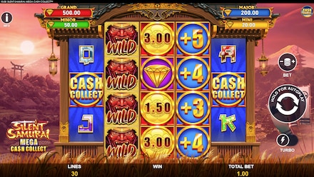 Silent Samurai: Mega Cash Collect screenshot