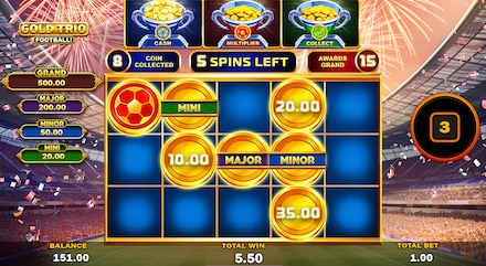 Gold Trio Football! screenshot