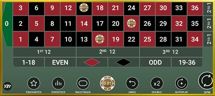 Low Stakes Roulette screenshot