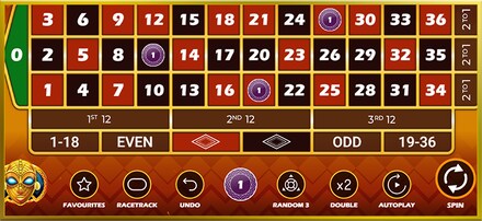Epic Strike Roulette 9 Masks of Fire screenshot