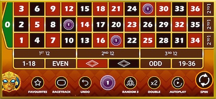 Epic Strike Roulette 9 Masks of Fire screenshot