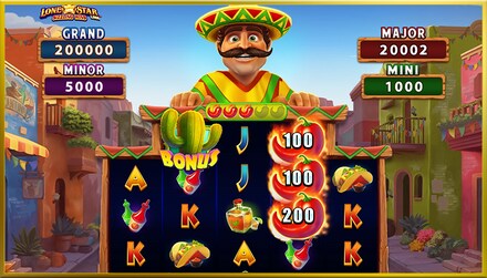 Lone Star Link   Sizzling Wins screenshot
