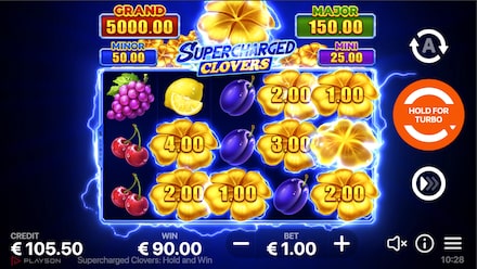 Supercharged Clovers: Hold and Win screenshot
