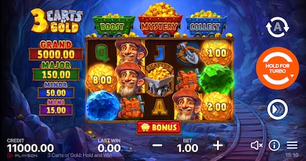 3 Carts of Gold: Hold and Win screenshot