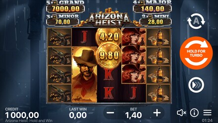 Arizona Heist: Hold and Win screenshot