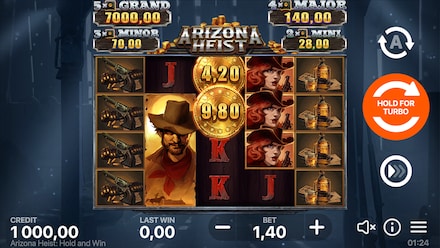 Arizona Heist: Hold and Win screenshot