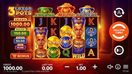 3 Luxor Pots: Hold and Win screenshot