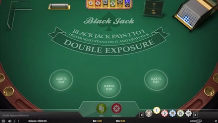 Double Exposure BlackJack MH screenshot