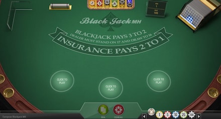 European BlackJack MH screenshot