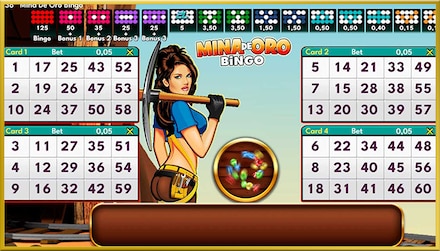 La Mina de Oro Bingo screenshot