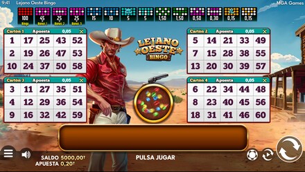 Lejano Oeste Bingo screenshot
