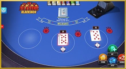 Blackjack Blazing 7's screenshot