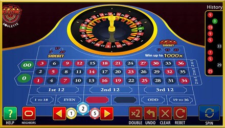 Blazing 7's Roulette screenshot