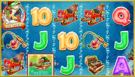 Big Bass XMAS Frozen Lake screenshot