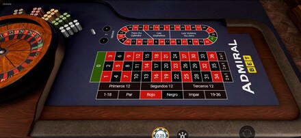 Classic Roulette   AdmiralBet screenshot