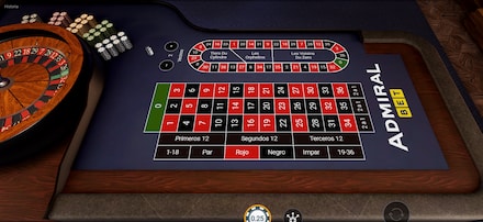 Classic Roulette AdmiralBet screenshot