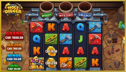 Play'n GO Mole Digger screenshot