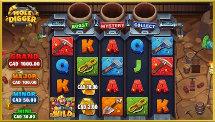 Play'n GO Mole Digger screenshot